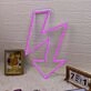 Meandering Arrow Pink Neon Sign