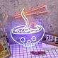 Ramen Served In Skull Bowl Custom Neon Sign