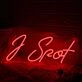 J Spot Red Custom Neon Sign