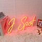 J Spot Red Custom Neon Sign