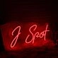 J Spot Red Custom Neon Sign