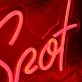 J Spot Red Custom Neon Sign