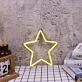 Yellow Star LED Neon Sign