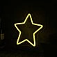 Yellow Star LED Neon Sign