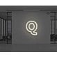 Neon Letter Q