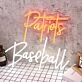 Patriots Baseball Custom Neon Sign