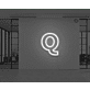 Neon Letter Q