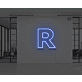 Neon Letter R