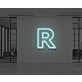 Neon Letter R