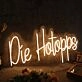 Die Hotopps Yellow Neon Sign