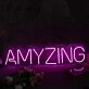 Amyzing Pink Neon Sign