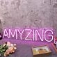 Amyzing Pink Neon Sign