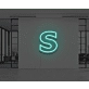 Neon Letter S