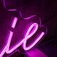 Folie Pink Custom Neon Sign