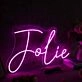 Folie Pink Custom Neon Sign