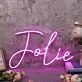 Folie Pink Custom Neon Sign