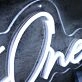 One Fifty One White Neon Sign