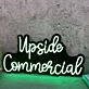 Upside Commercial Green Neon Sign