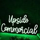 Upside Commercial Green Neon Sign