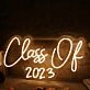 Class Of 2023 Yellow Neon Sign