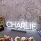 Charlie White Neon Sign