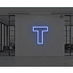 Neon letter T