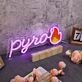 Pyro Pink Neon Sign