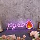 Pyro Pink Neon Sign