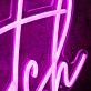 Work Bitch Pink Neon Sign