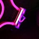 Heart Shape With Two Hands Custom Neon Sign