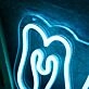 Marlow Blue Neon Sign