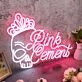 Pink Cemenl Custmo Neon Sign