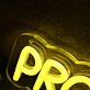 Proper Rumpus Yellow Neon Sign