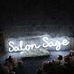 Salon Sage White Neon Sign