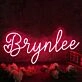 Brynlee Red Neon Sign