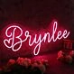 Brynlee Red Neon Sign