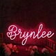 Brynlee Red Neon Sign