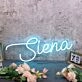 Siena Blue Name Neon Sign