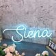 Siena Blue Name Neon Sign