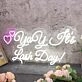 Yay It Is Lash Day White Neon Sign