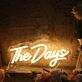 The Days Yellow Neon Sign