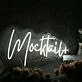 Mocktail White Neon Sign