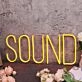 Sound Orange Neon Sign