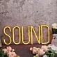 Sound Orange Neon Sign