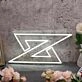 Letter Z White Neon Sign