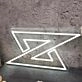 Letter Z White Neon Sign