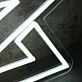 Letter Z White Neon Sign