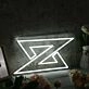 Letter Z White Neon Sign