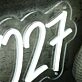 Class Of 2027 White Neon Sign