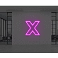 Neon Letter X